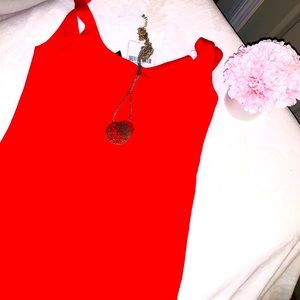 Red long  sexy dress